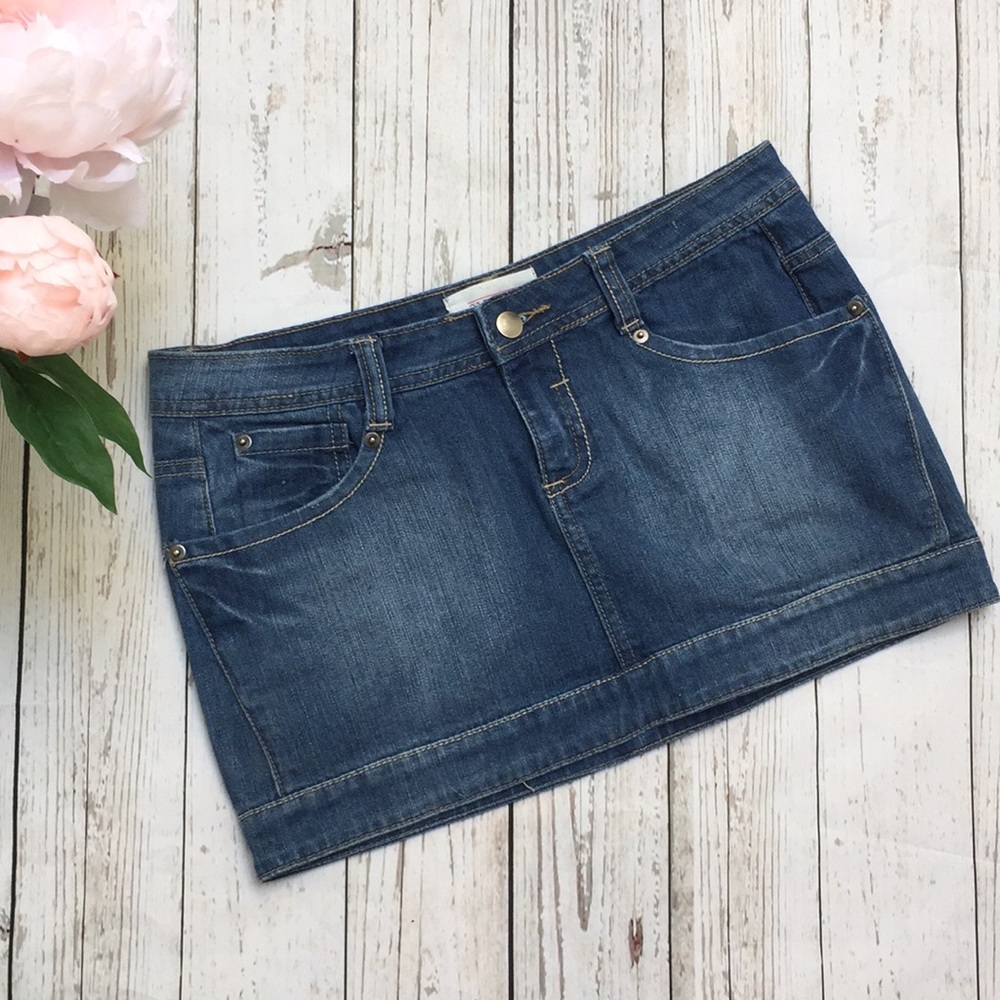 Jean Mini Skirt